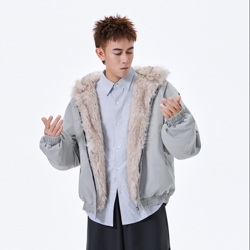 新款主推情侣棉衣男女宽松秋冬棉服百搭休闲Q868-P105-,男装棉衣,电商D321A