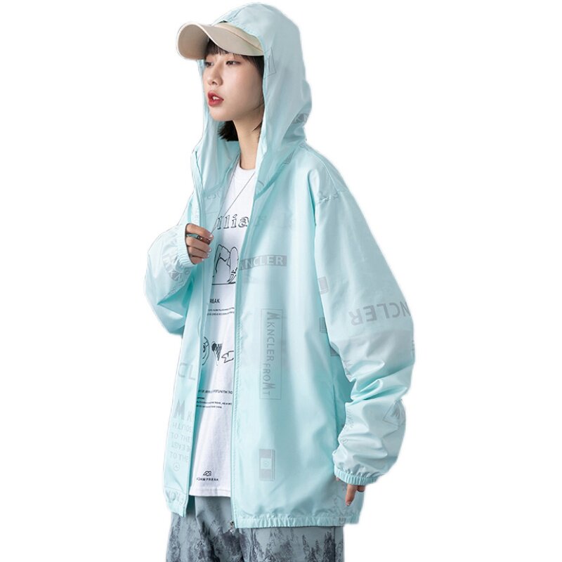 2022夏季冰丝防晒衣超薄款透气外套男女同款防晒服潮流F1050P50,男装夹克,电商D321A