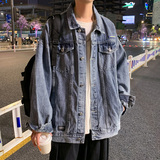 2022春装大货港风中性男女夹克牛仔衣H003P80控88，男装夹克，电商D321A
