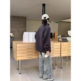 半拉链卫衣秋冬上衣长袖男生立领外套Y84-P40，男装卫衣，电商D321A