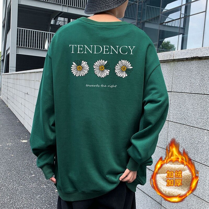 秋冬纯棉加绒卫衣男2020年潮牌新款长袖圆领户外休闲运W002,男装卫衣,电商D321A