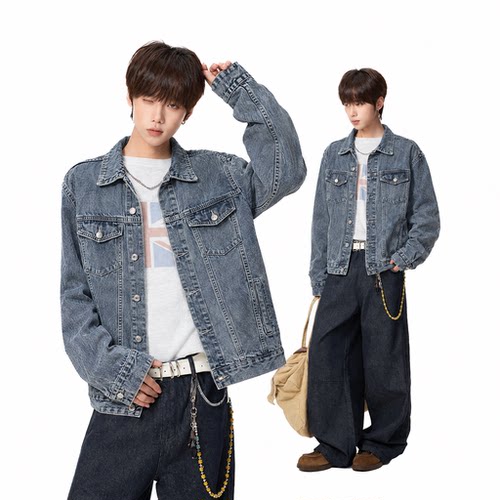 牛仔外套男士潮牌百搭工装夹克LTH001 P75