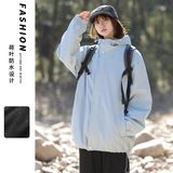 春秋新品撞色连帽夹克男女款潮牌ins青少年帅气外套J6093-特P70，男装夹克，电商D321A