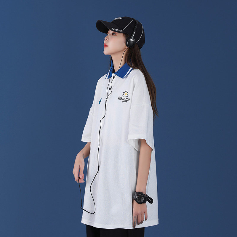 夏季字母印花纯棉T恤宽松男女情侣上衣D321T23P45，男装T恤，电商D321A