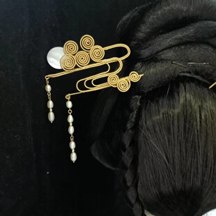 扶苏里原创传统纹样绕线发簪古风汉服旗袍头饰