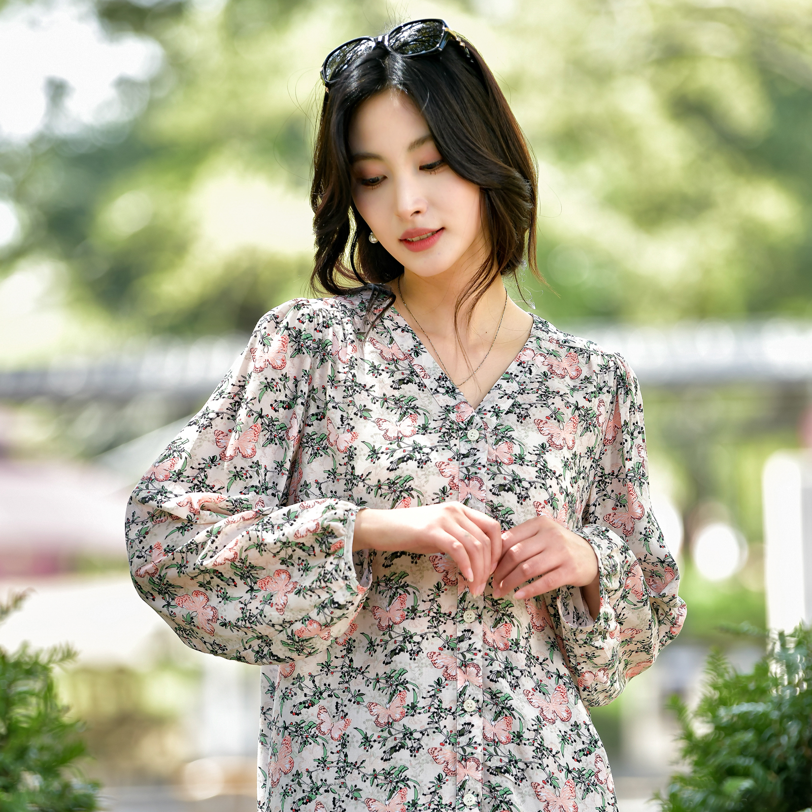 2025夏季新款时尚休闲棉绸衬衫