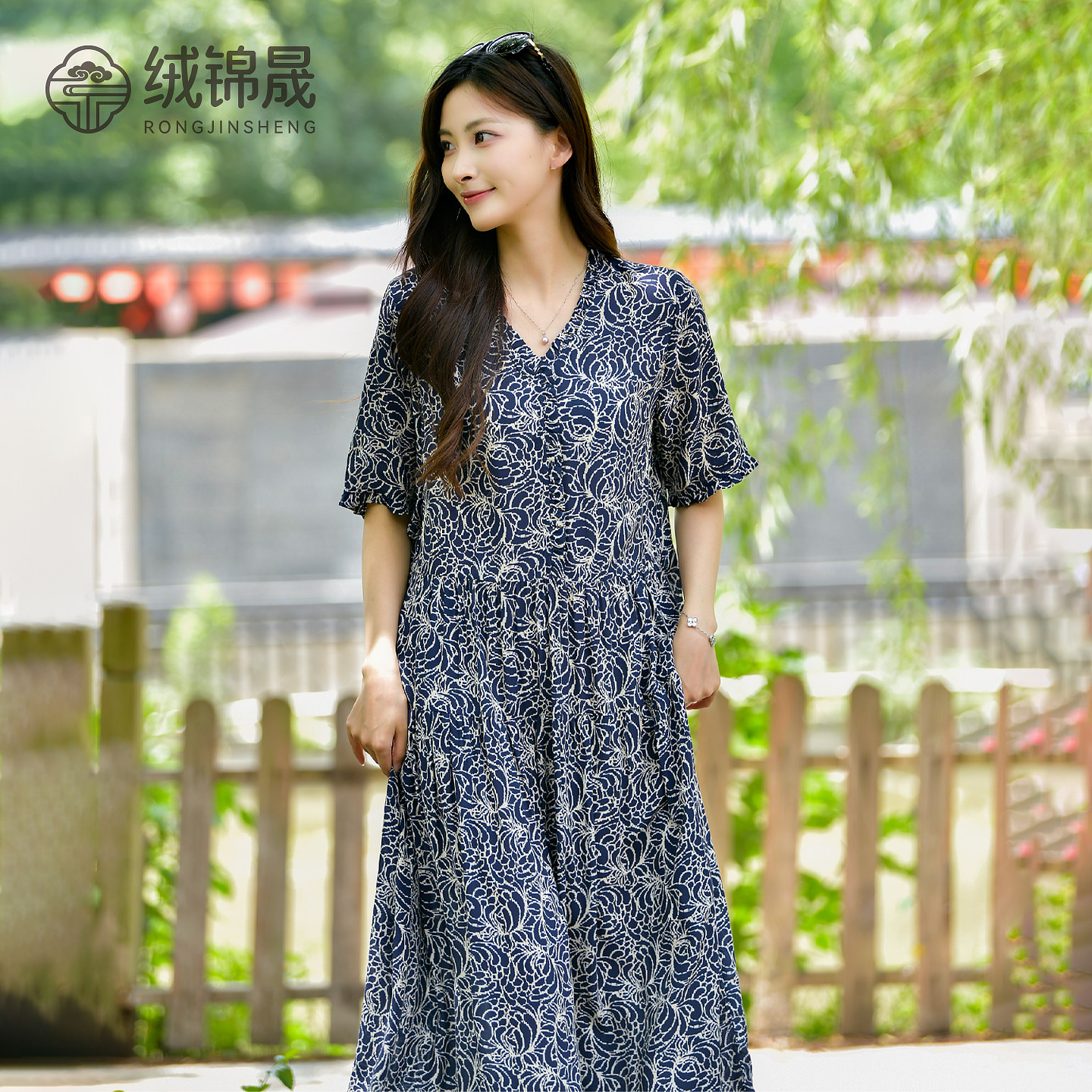 夏季新款棉绸连衣裙女图片