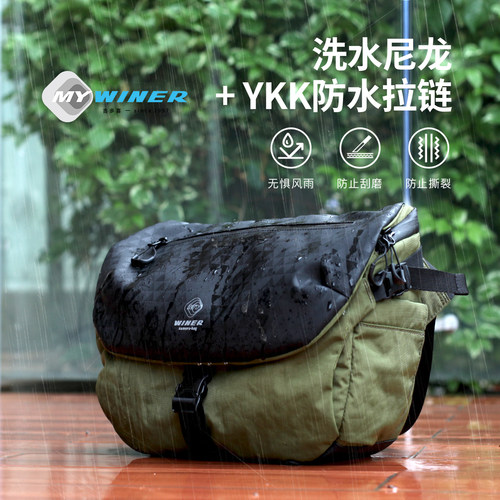 WINER单肩相机包斜挎防水轻便2用