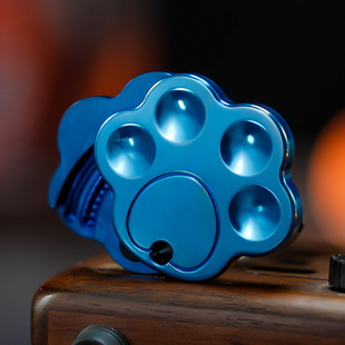 猫神猫爪斜侧推叮叮推牌EDC机械密集段落啪啪币指尖减压解压玩具