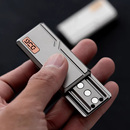 大舅哥DJG灵动EDC音叉超薄2层磁力推牌钛合金啪啪币解压神器玩具