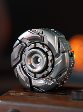 不锈钢新款暴躁08石洗EDC手指尖陀螺躁动解压神器开甲减压玩具