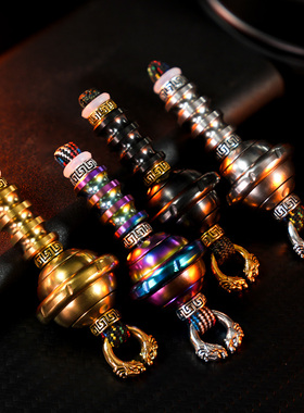 星球刀坠旋转指尖陀螺edc玩具伞绳挂坠潮流挂坠户外背包挂件吊坠