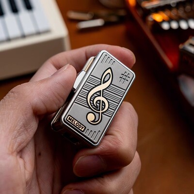现货DJG大舅哥正品旋律MELODY钛合金机械音阶推牌EDC解压玩具
