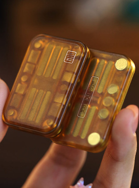 搞点好玩EDC磁力方块麻将无限位推牌玩具解压神器减压黑科技把玩