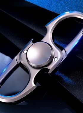 网红多功能钥匙扣合金指尖陀螺EDC儿童减压神器解压金属手指玩具