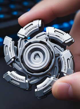 躁动青春版旋转联动暴躁08开甲指尖陀螺edc玩具减压神器解压玩具