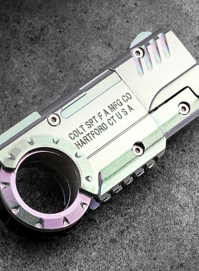 黑科技金属指尖陀螺减压解压神器edc推牌手指环手把玩小物件玩具