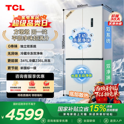 TCL方墩墩601L双系统双净味新1级