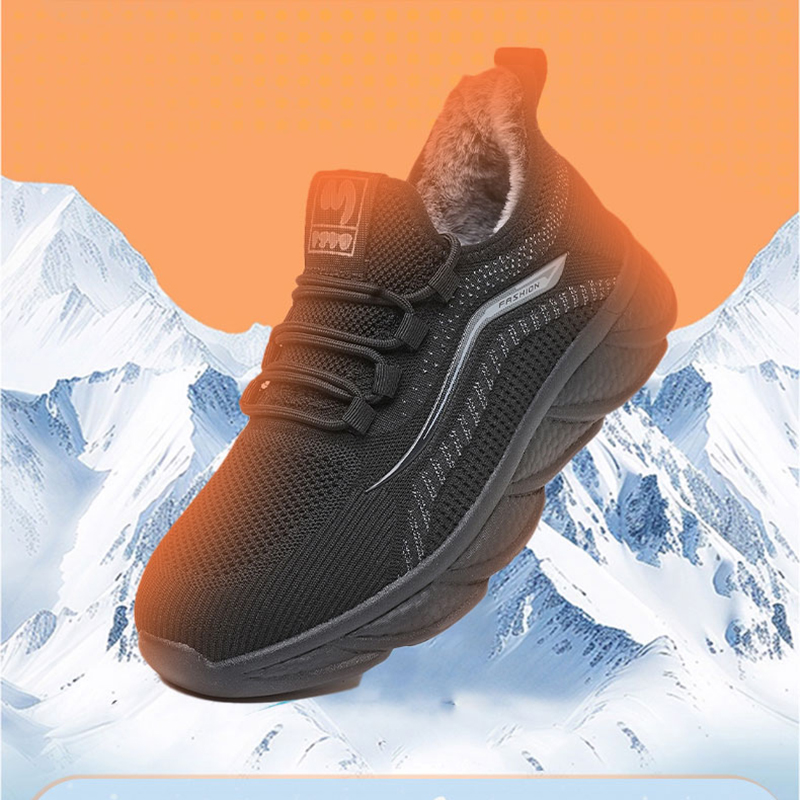 冬季老北京布鞋男棉鞋加绒加厚中老年爸爸鞋软底防滑运动休闲鞋子