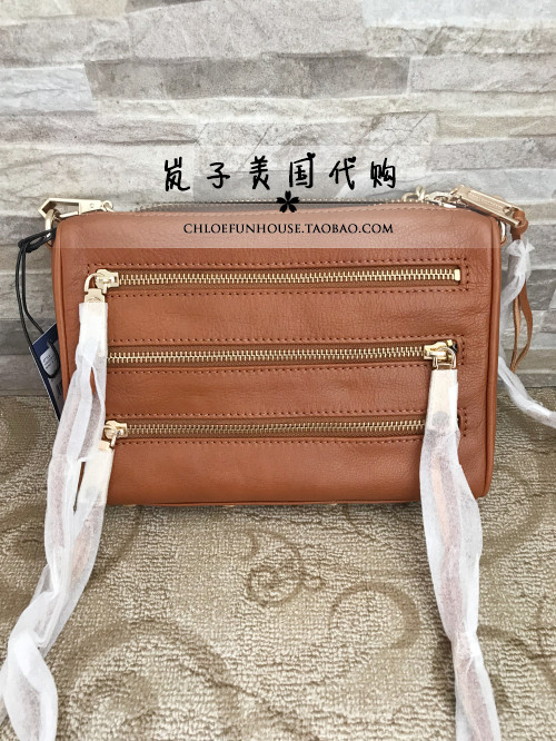 皇冠棕色斜挎包清仓特价微瑕疵