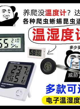 爬虫守宫电子温湿度蜥蜴仓鼠乌龟