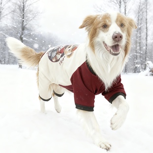 宠物狗狗冬季户外保暖加绒卫衣中大型金毛拉布拉多哈士奇边牧衣服