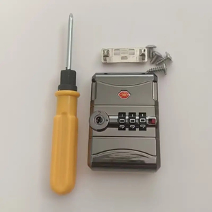 行李箱通用海关锁锁扣密码锁皮箱扣锁拉杆箱密码锁按压密码锁配件