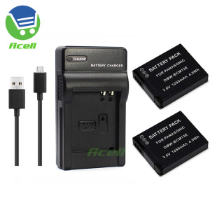 TZ40 DMC TZ41 适用于 相机电池 TZ37 TZ55 USB充电器 松下DMC