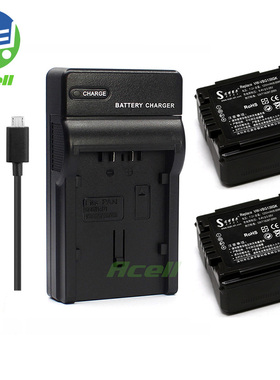 适用于松下 HDC-TM650 TM700 TM750 TMT750 DX1摄像机电池+充电器