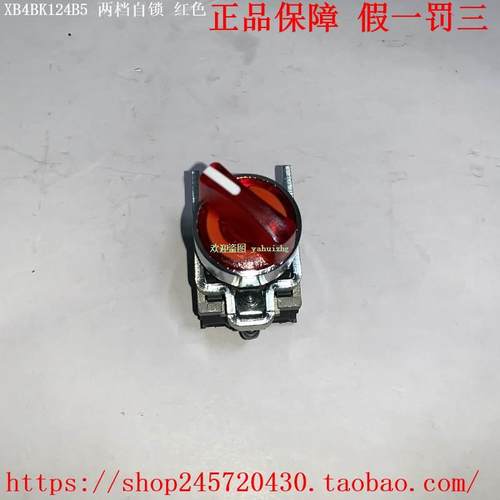 XB4BK121G5/123G5/124G5/125G5/126G5施耐德两档自锁选择开关-封面