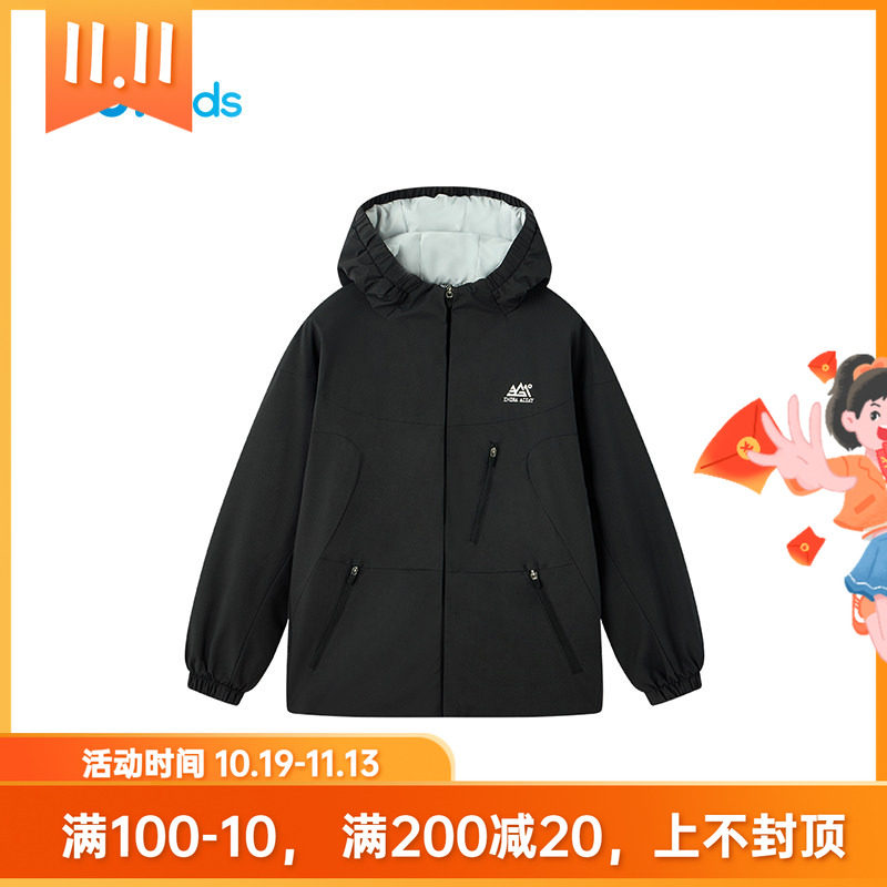 361度童装 儿童棉服2026冬季新款中大童儿童保暖休闲连帽运动外套