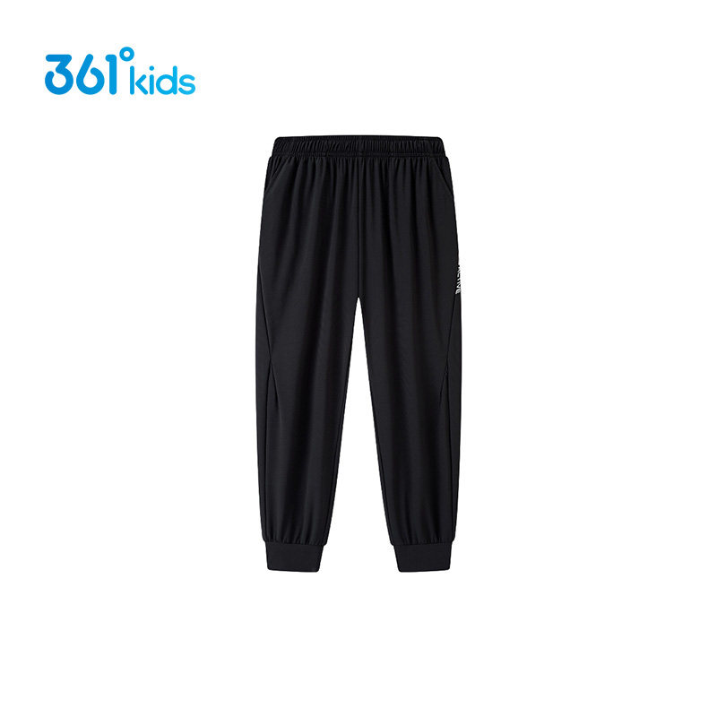 361度童装 男童针织九分裤2026夏季新款中大童儿童薄款速干运动裤