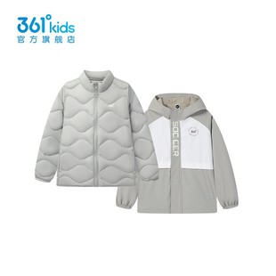 【商场同款】361童装男童三合一两件套秋冬季新款保暖羽绒服上衣