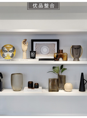 样板间杯蜡玻璃组合zh2575挂画