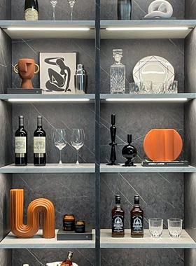 简约现代酒柜家居软装饰品摆件