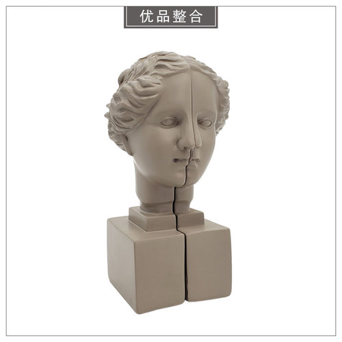 样板间书房创意人像软装饰品