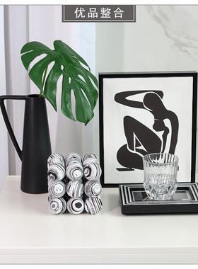 简约现代床头柜角几摆件家居饰品