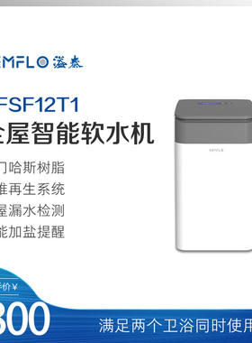 溢泰Kemflo家用智能全屋大通量中央前置软水机KFSF12T1