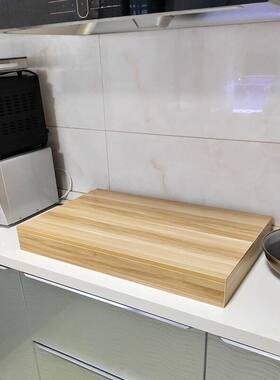 台上盖板盖支架架子木质置物双灶