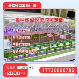 全自动农业大棚模型定做温室大棚种植模型定制智慧大棚模型定制