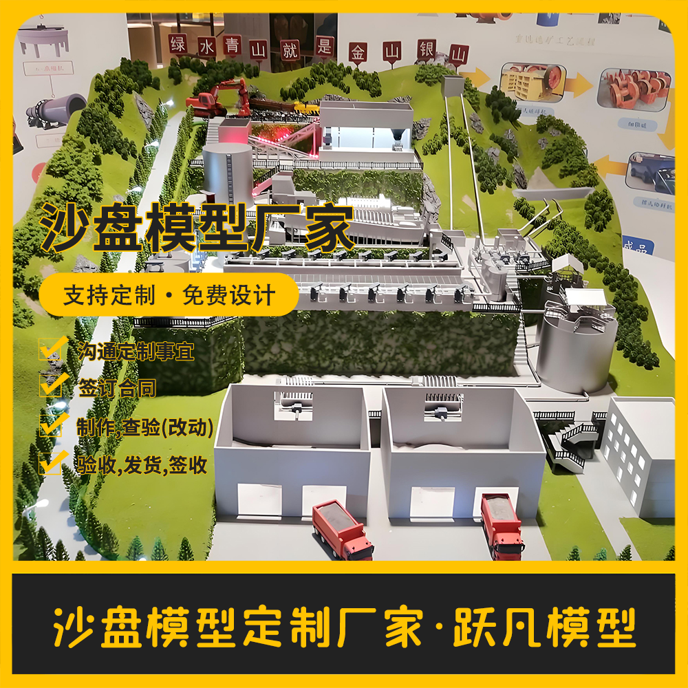 采矿沙盘模型定做矿山开采沙盘模型定制矿山机械设备装备模型定制