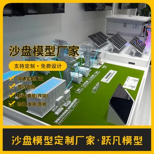 储能电站沙盘模型定做太阳能发电车间模型定制光伏储能柜模型定制