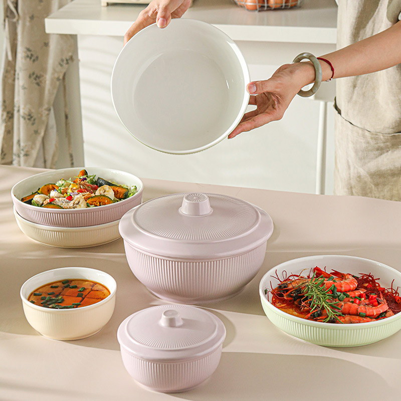 陶瓷带盖蒸鸡蛋羹专用碗蒸饭菜盘