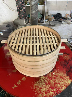 43/45/48/52大竹蒸笼竹制家用商用竹蒸屉竹编加高加厚蒸包子馒头