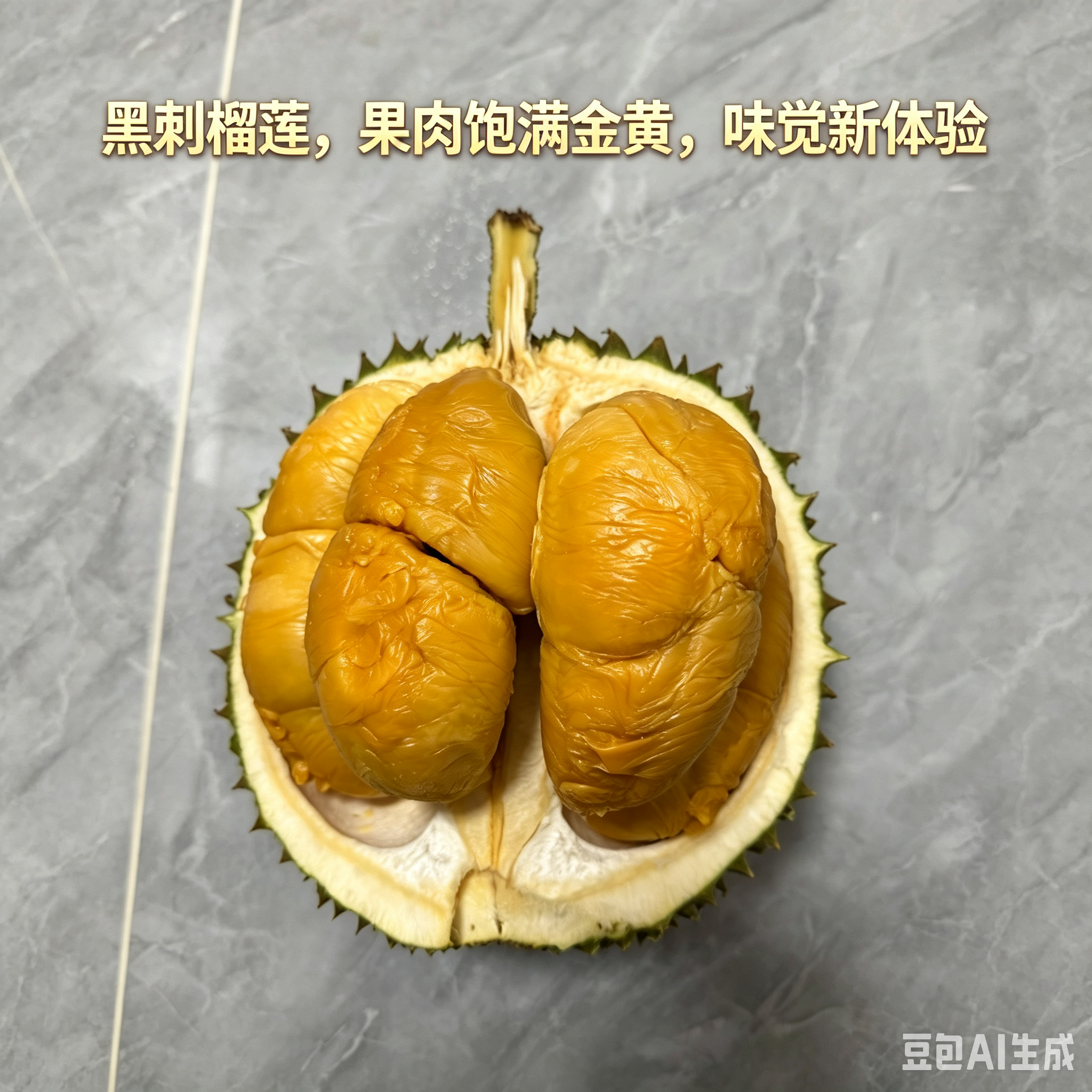 【黑刺榴莲鲜果】泰国新鲜黑刺榴莲泰国稀有小众榴莲包4房老树果