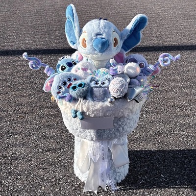 史迪仔玩偶花束迪七夕公