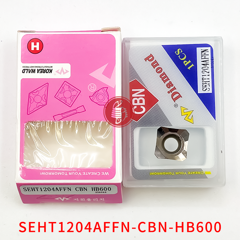 万龙达金刚石刀片 高端CBN SEHT1204AFFN-CBN-HB600 加工淬火件
