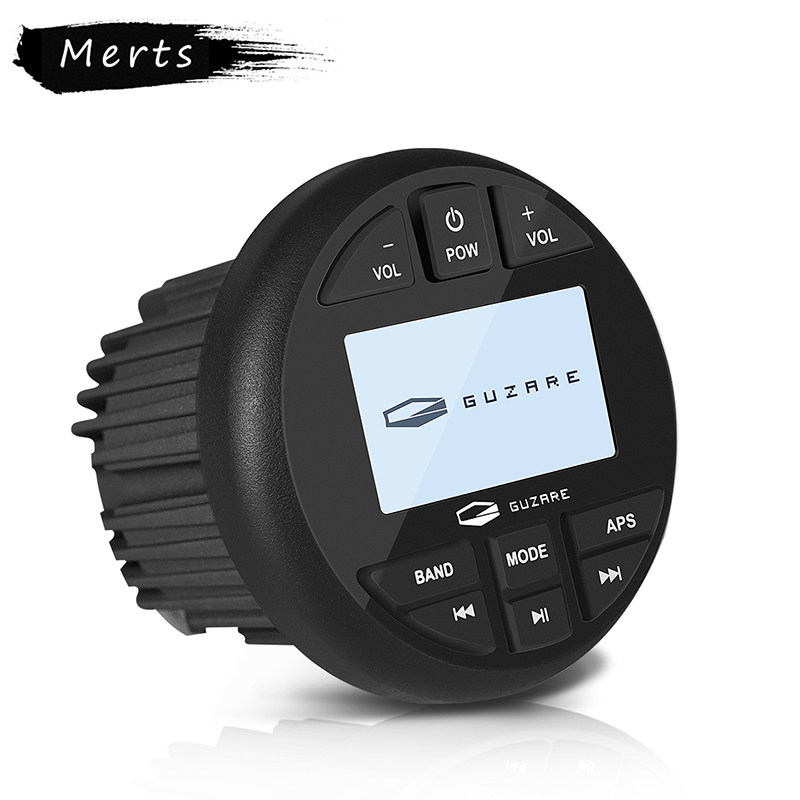 Merts新品游艇房车船用音响大功率游艇3寸显示屏蓝牙防水MP5