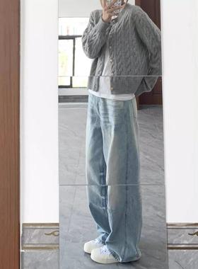 灰色麻花毛衣外套女春秋季2025新款高级感慵懒风短款针织开衫上衣