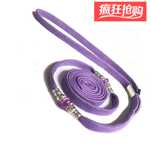 夹扣白色贵宾惠比特通用牵引绳